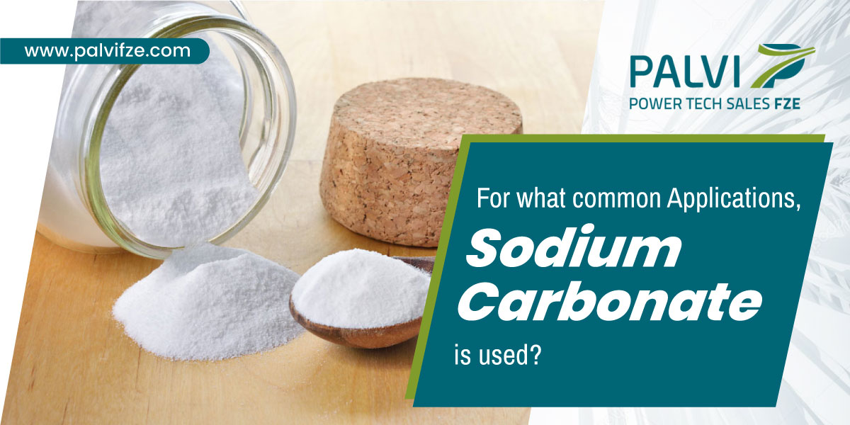 For what common Applications, Sodium Carbonate is used?